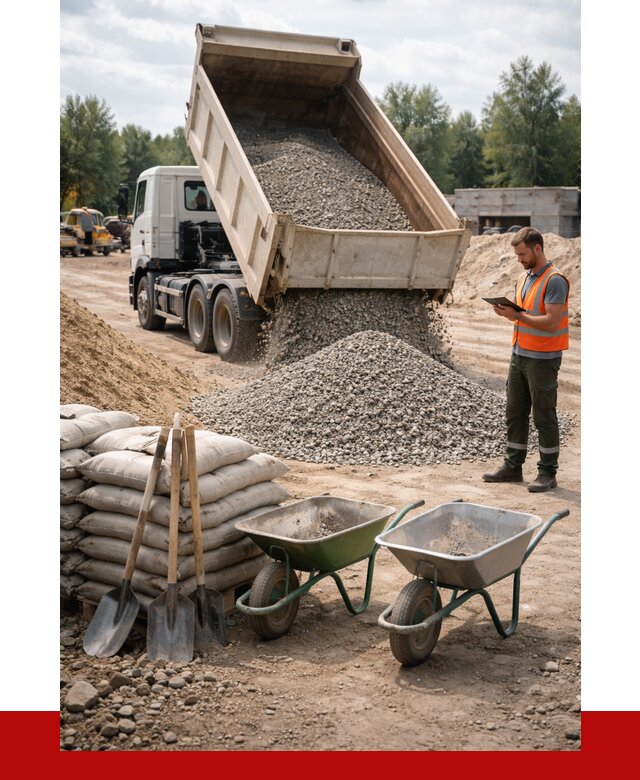 Доставка нерудных материалов в Щекине от 1235 руб. | ПРОНЕРУДЕкн