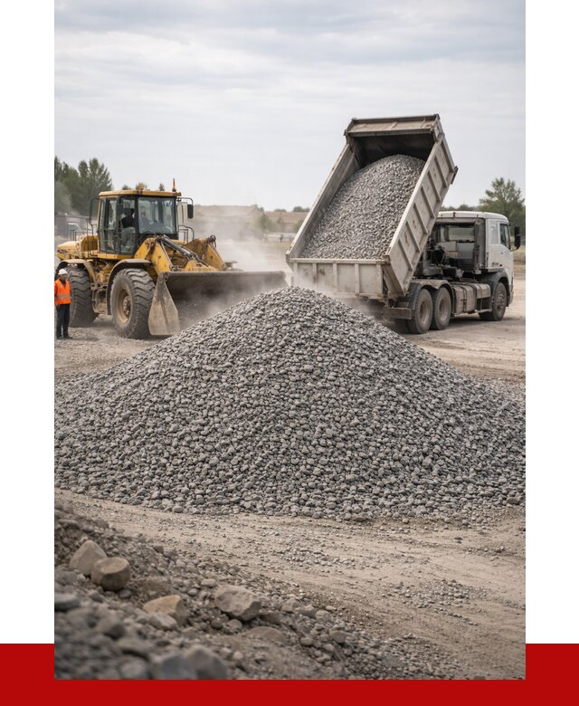 Купить щебень с доставкой в Щекине от 2573 руб. | ПРОНЕРУДЕкн