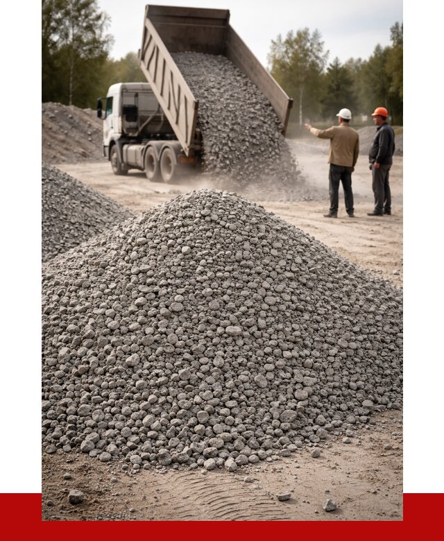 Гранитный щебень фракция 0-5 в Щекине от 2985 руб ПРОНЕРУДЕкн