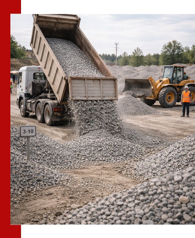 Гранитный щебень фракции 3–10: доставка и продажа в Щекине
