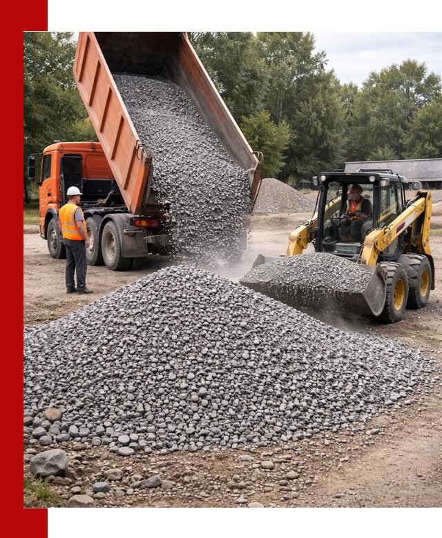 Купить гранитный щебень фракции 5–10 в Щекине с доставкой