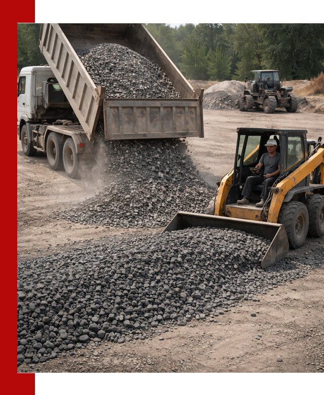 Гранитный щебень фракция 40-70 с доставкой в Щекине