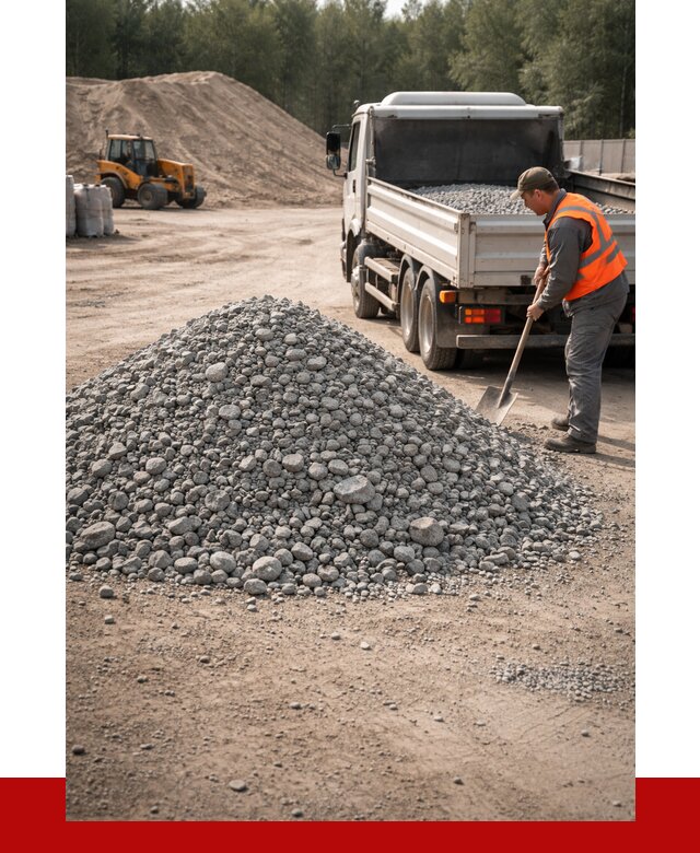 Гравийный щебень фракция 5-10 в Щекине от 2264 р. | ПРОНЕРУДЕкн