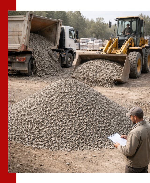 Гравийный щебень фракция 5–10 с доставкой в Щекине