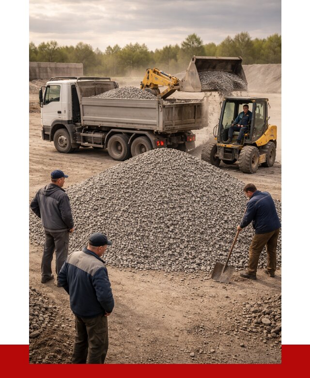 Гравийный щебень фракция 5-20 в Щекине от 2470 р. ПРОНЕРУДЕкн