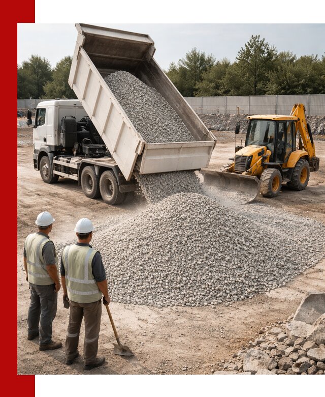 Купить известняковый щебень фракции 5–10 мм с доставкой в Щекине