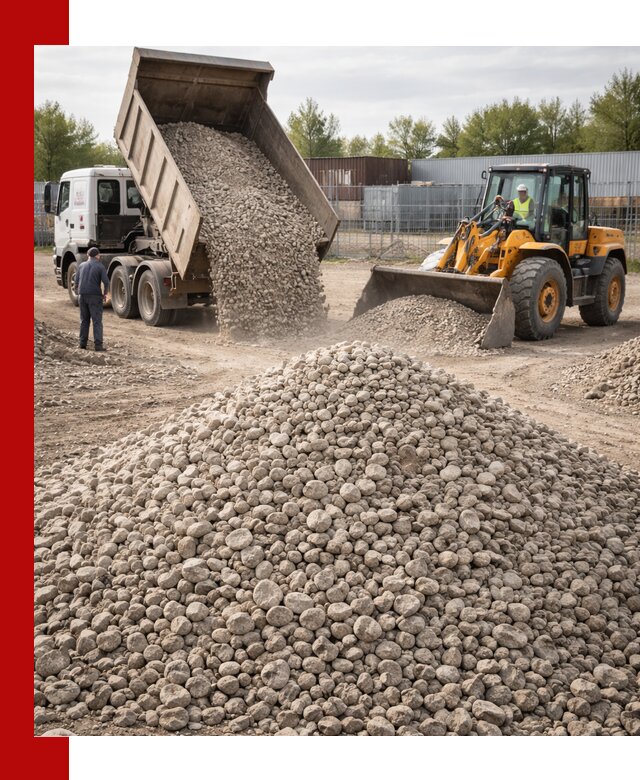 Доломитовый щебень фракции 20–41 с доставкой в Щекине