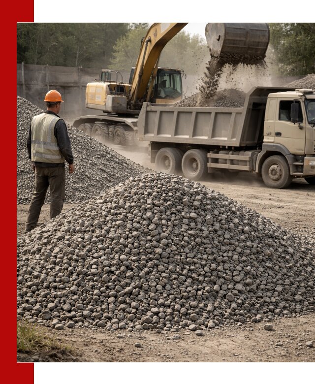 Шлаковый щебень фракция 5-20 с доставкой в Щекине