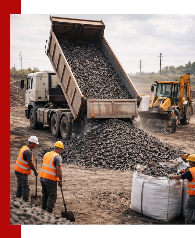 Шлаковый щебень фракция 40-70 с доставкой в Щекине