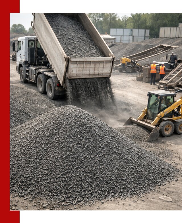 Вторичный щебень фракция 0–5 с доставкой в Щекине