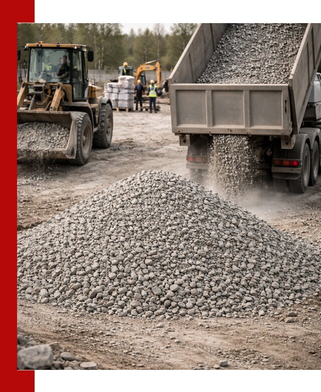 Вторичный щебень фракции 5-20 в Щекине — доставка и продажа крупнотоннажно