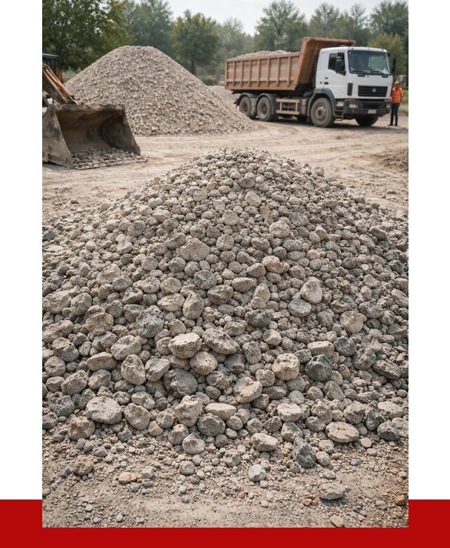 Вторичный щебень фракция 20-40 в Щекине от 2264 р ПРОНЕРУДЕкн