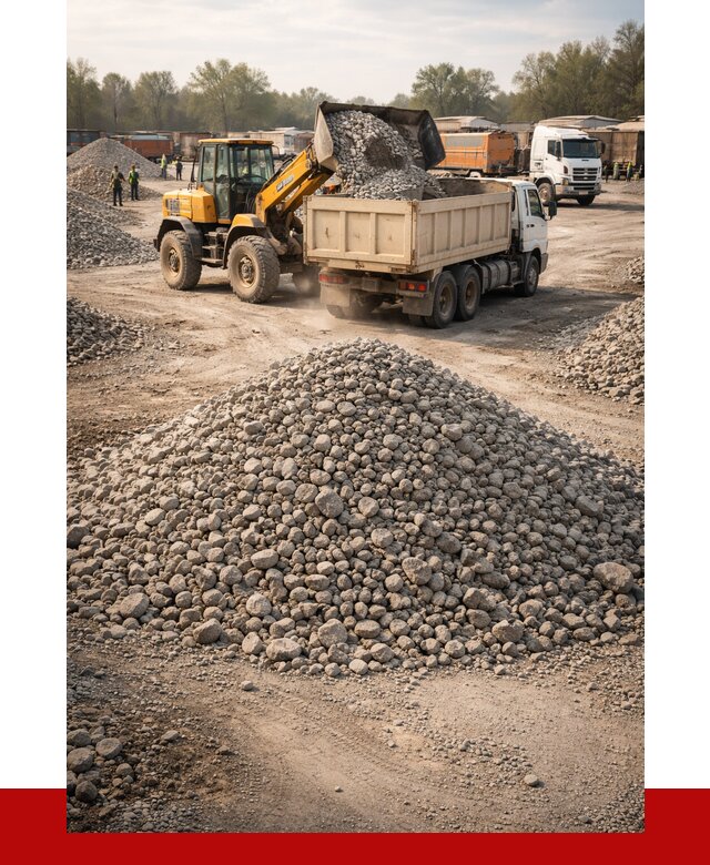 Вторичный щебень фракция 40-70 в Щекине от 1791 р, ПРОНЕРУДЕкн