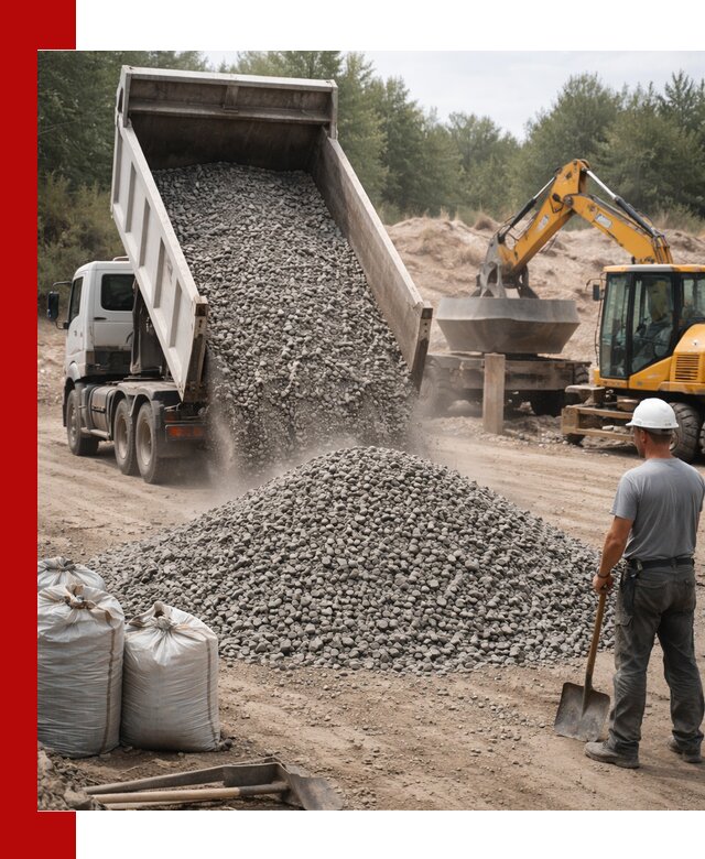 Доставка и продажа бетонного щебня в Щекине