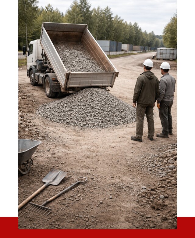 Бетонный щебень фракция 5-20 в Щекине от 3293 р., ПРОНЕРУДЕкн