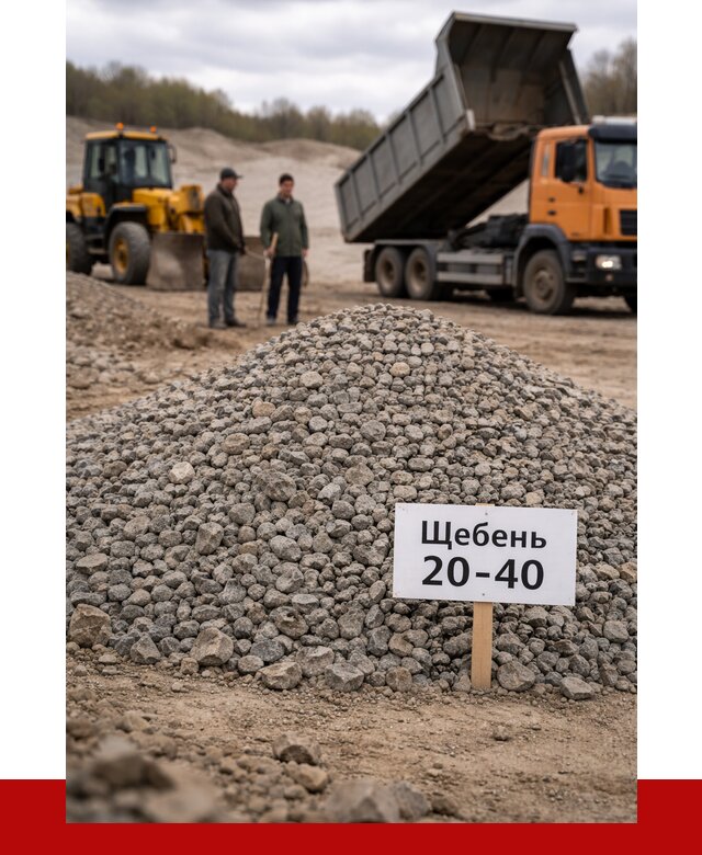 Бетонный щебень фракция 20-40 в Щекине от 2522 р. | ПРОНЕРУДЕкн