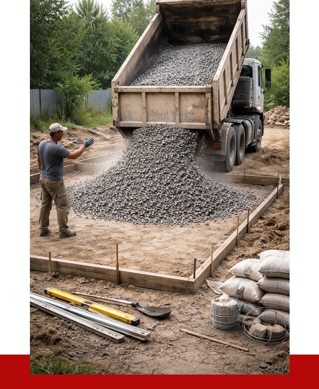 Купить щебень для фундамента в Щекине от 4631 р. | ПРОНЕРУДЕкн
