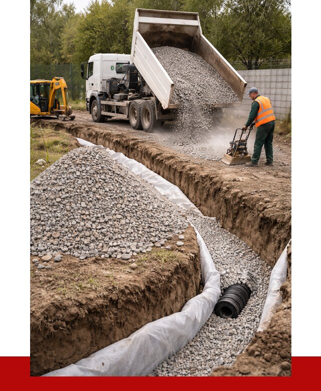 Щебень для дренажа в Щекине от 1904 р., ПРОНЕРУДЕкн доставка