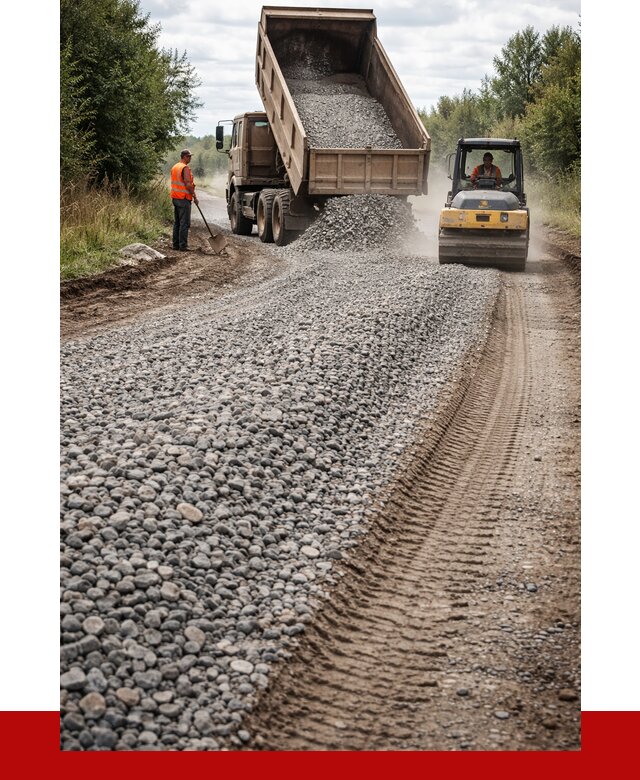 Щебень для отсыпки дороги в Щекине от 2779 р. ПРОНЕРУДЕкн