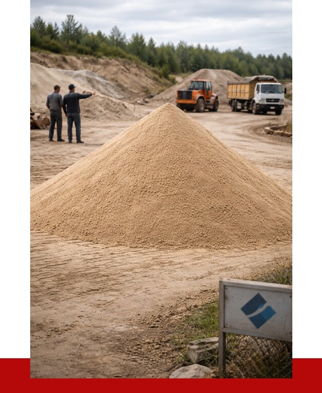 Карьерный песок навалом в Щекине от 1853 р. | ПРОНЕРУДЕкн