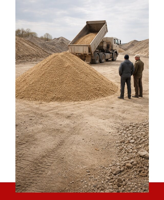 Карьерный песок крупнозернистый в Щекине от 8748 р | ПРОНЕРУДЕкн