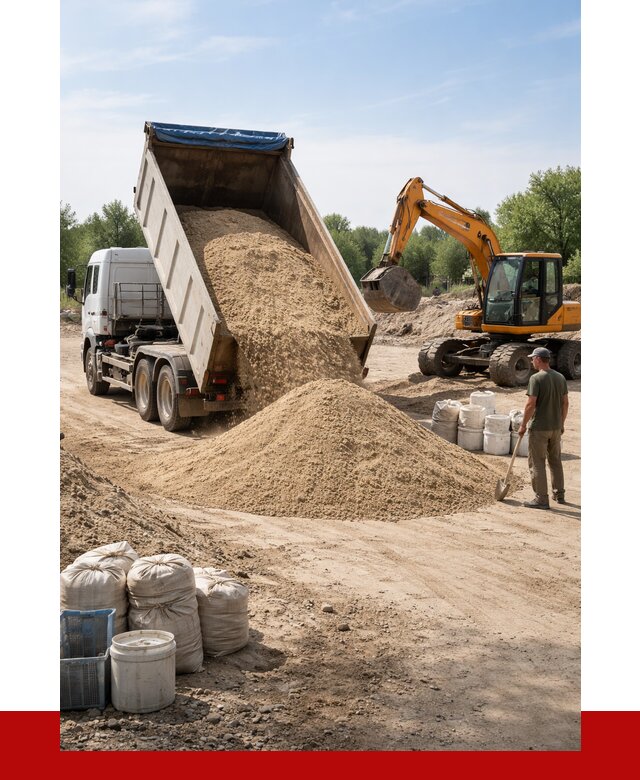 Купить речной песок в Щекине от 1235 р. за куб | ПРОНЕРУДЕкн