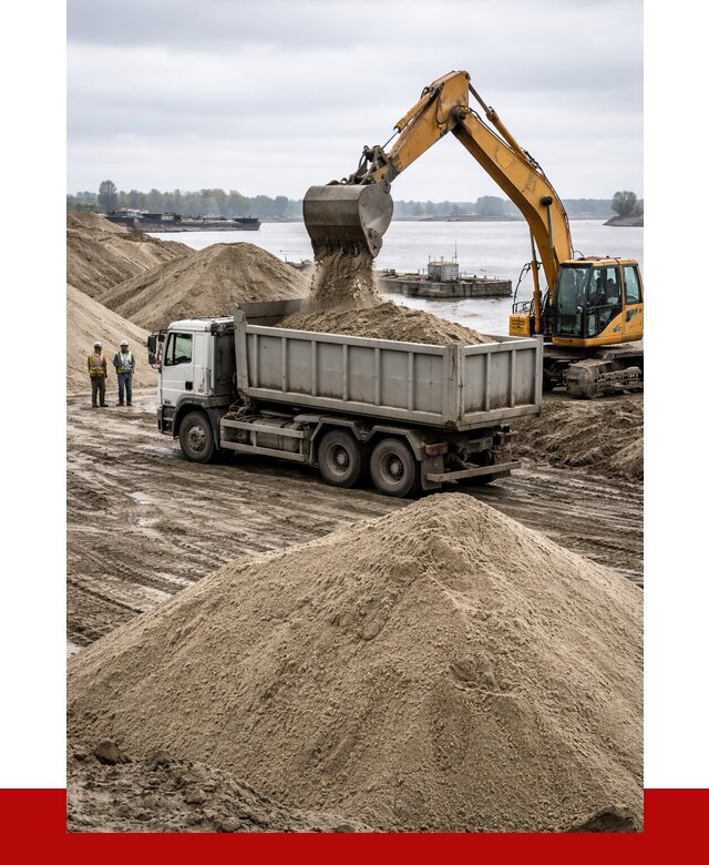 Купить речной песок навалом в Щекине от 1853 р., ПРОНЕРУДЕкн