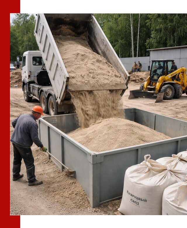 Кварцевый песок для фильтра в Щекине — доставка и качество