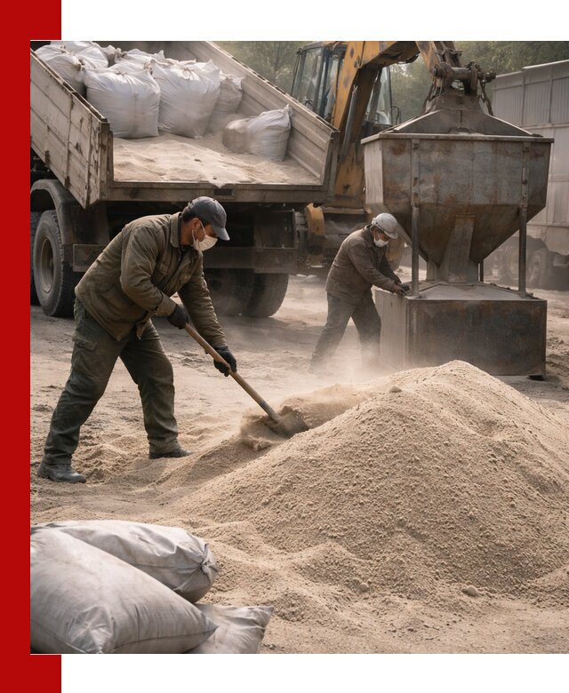 Кварцевый песок для пескоструя в Щекине — доставка и качество