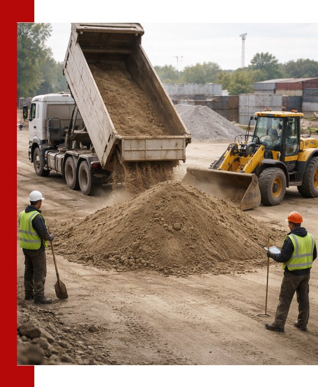 Доставка и продажа пескогрунта оптом и в розницу в Щекине