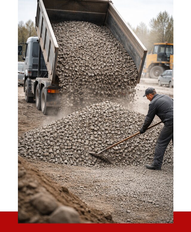 Гравий фракция 20-40 в Щекине от 2573 р. доставка | ПРОНЕРУДЕкн