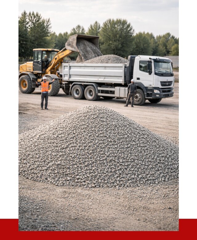 Купить мытый гравий в Щекине от 3602 р, доставка ПРОНЕРУДЕкн