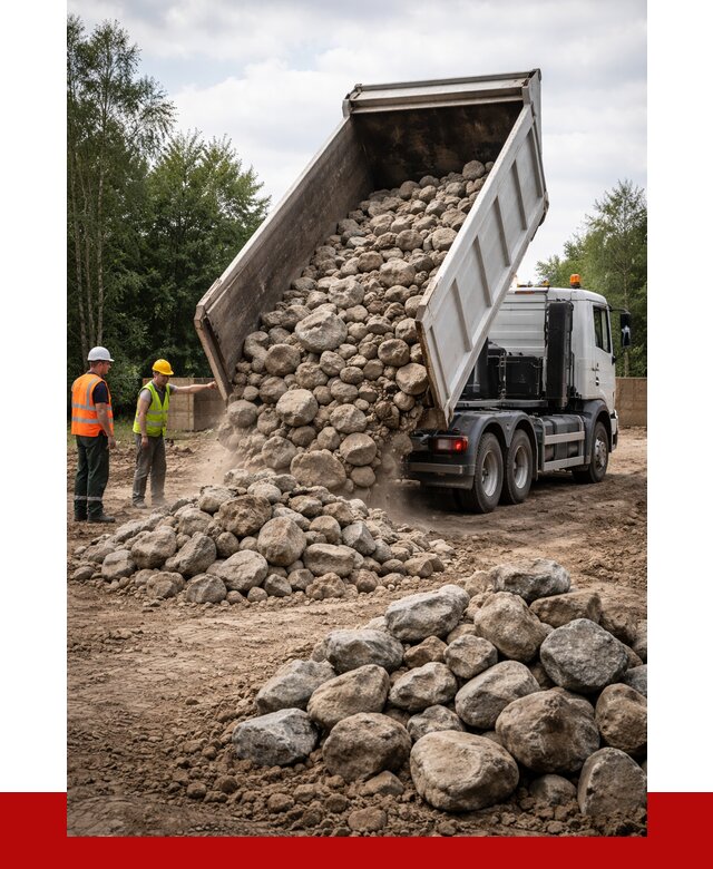 Купить булыжник в Щекине с доставкой от 4631 р. за куб | ПРОНЕРУДЕкн