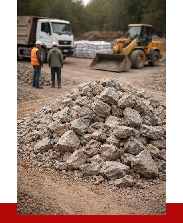 Купить бутовый камень с доставкой в Щекине от 2367 р. | ПРОНЕРУДЕкн