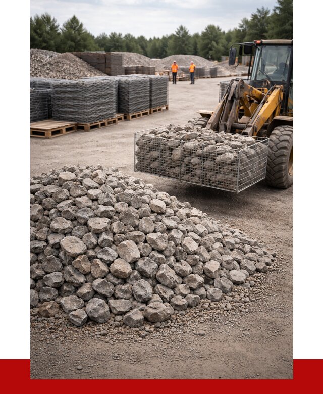 Камень для габионов фракция 70-150 в Щекине от 4323 р. | ПРОНЕРУДЕкн