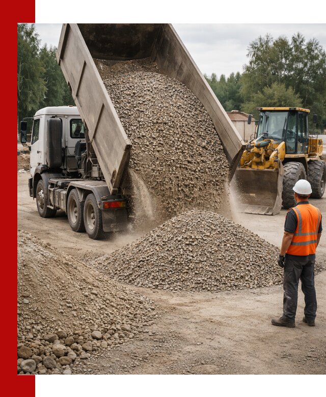 Доставка щпс в Щекине — щебеночно-песчаная смесь под заборы и дорожки