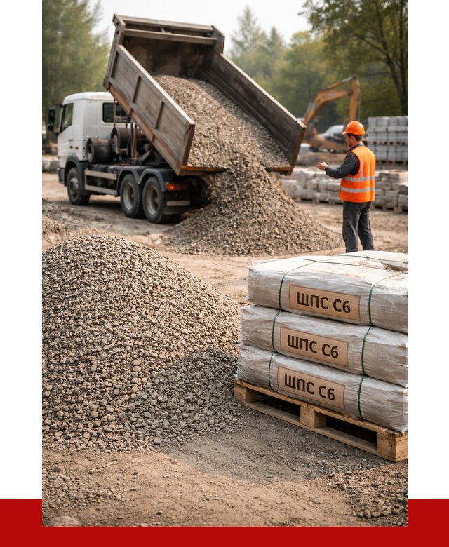 ЩПС С6 в Щекине с доставкой от 2264 р. за куб | ПРОНЕРУДЕкн