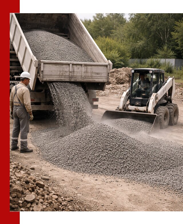 Доставка гравийного отсева 0-5 в Щекине оптом и в розницу