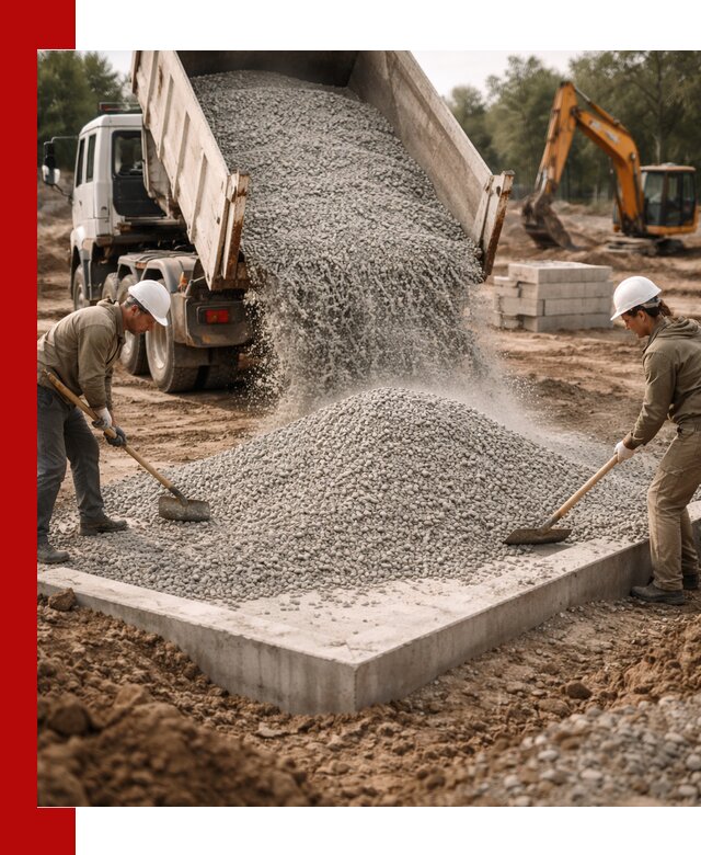 Доставка и продажа отсева для бетона в Щекине