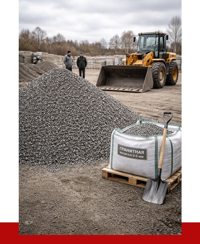 Купить гранитную крошку в Щекине от 4940 р. с доставкой | ПРОНЕРУДЕкн