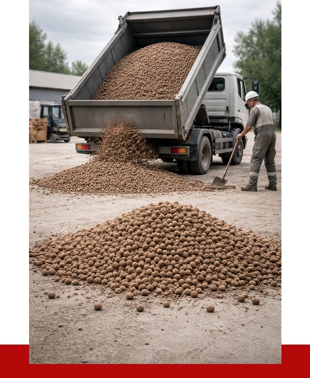 Керамзит с доставкой в Щекине от 4323 р. за м3 | ПРОНЕРУДЕкн