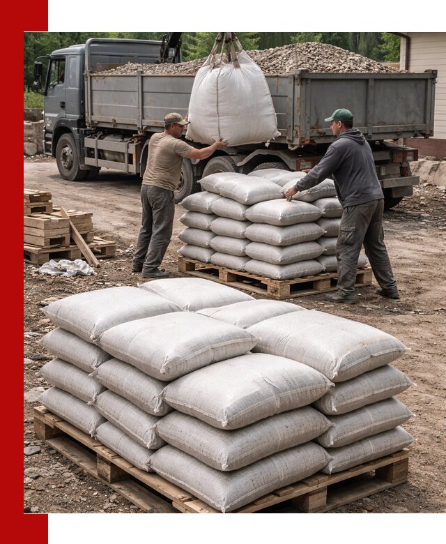 Керамзит в мешках с доставкой в Щекине от компании-поставщика
