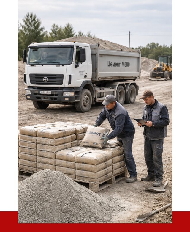 Купить цемент м500 с доставкой в Щекине от 5352 р. | ПРОНЕРУДЕкн