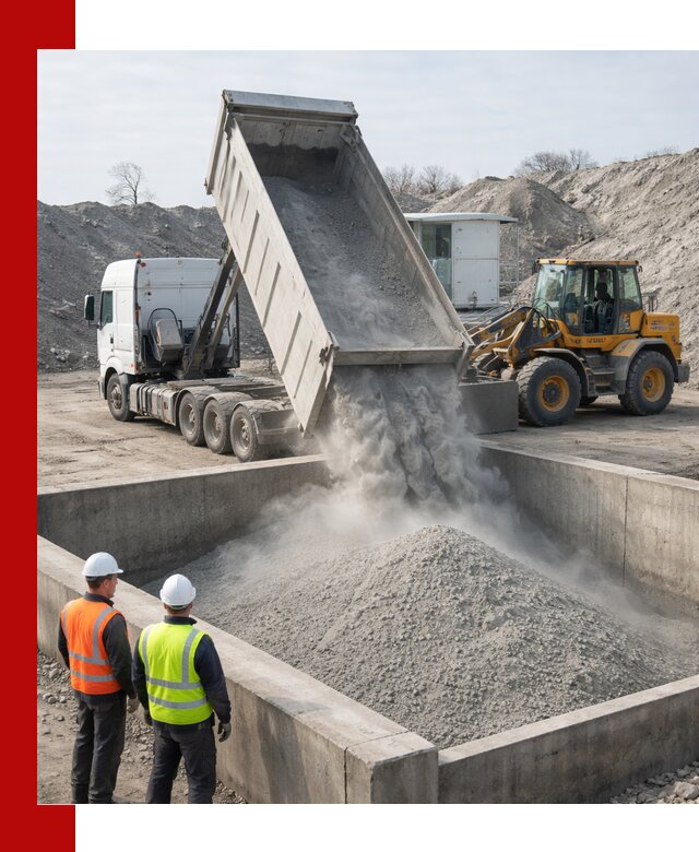 Доставка цемента навалом в Щекине крупными партиями