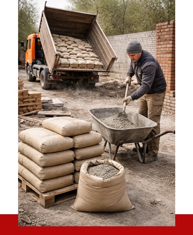 Купить сухую смесь для кладки в Щекине от 1235 р. | ПРОНЕРУДЕкн