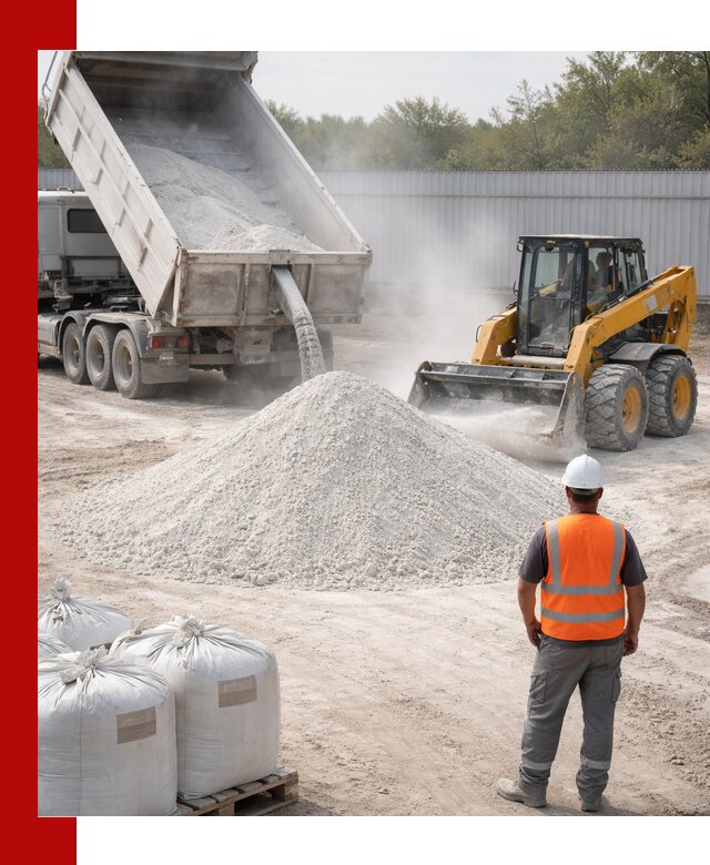 Доставка и продажа известняковой муки в Щекине