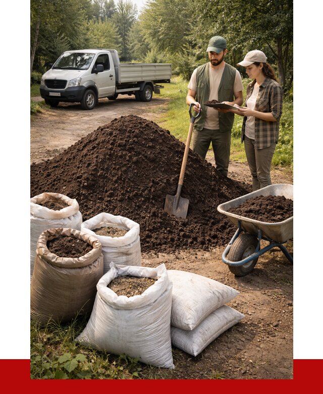 Купить грунт с доставкой в Щекине от 4631 р. за м3 | ПРОНЕРУДЕкн