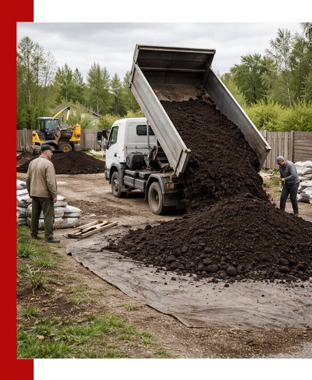 Доставка качественного почвогрунта в Щекине оптом и в розницу