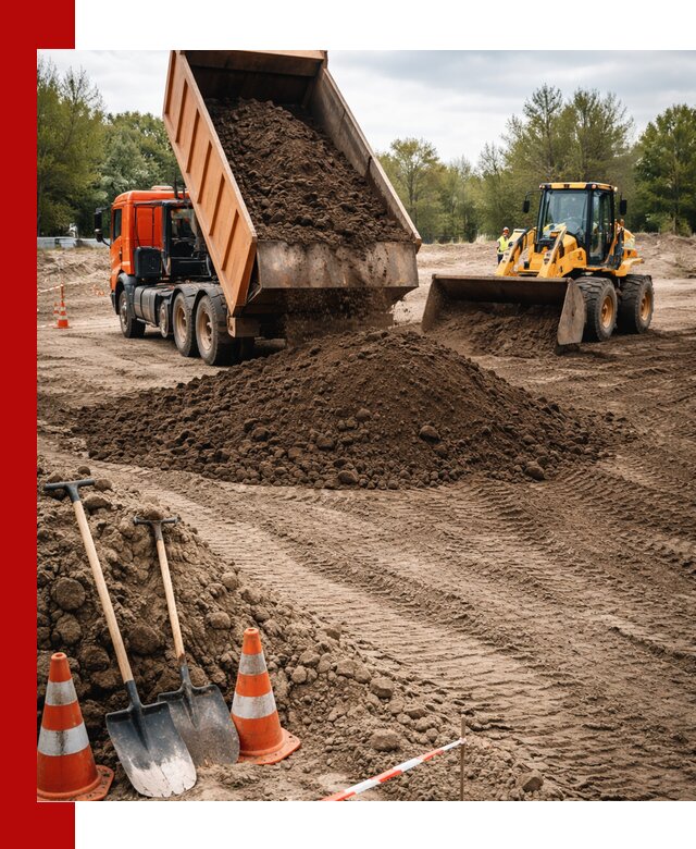 Поставка и доставка планировочного грунта в Щекине