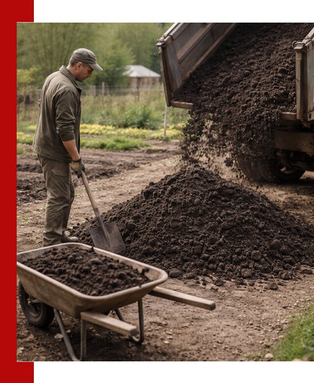 Доставка качественной земли для огорода в Щекине